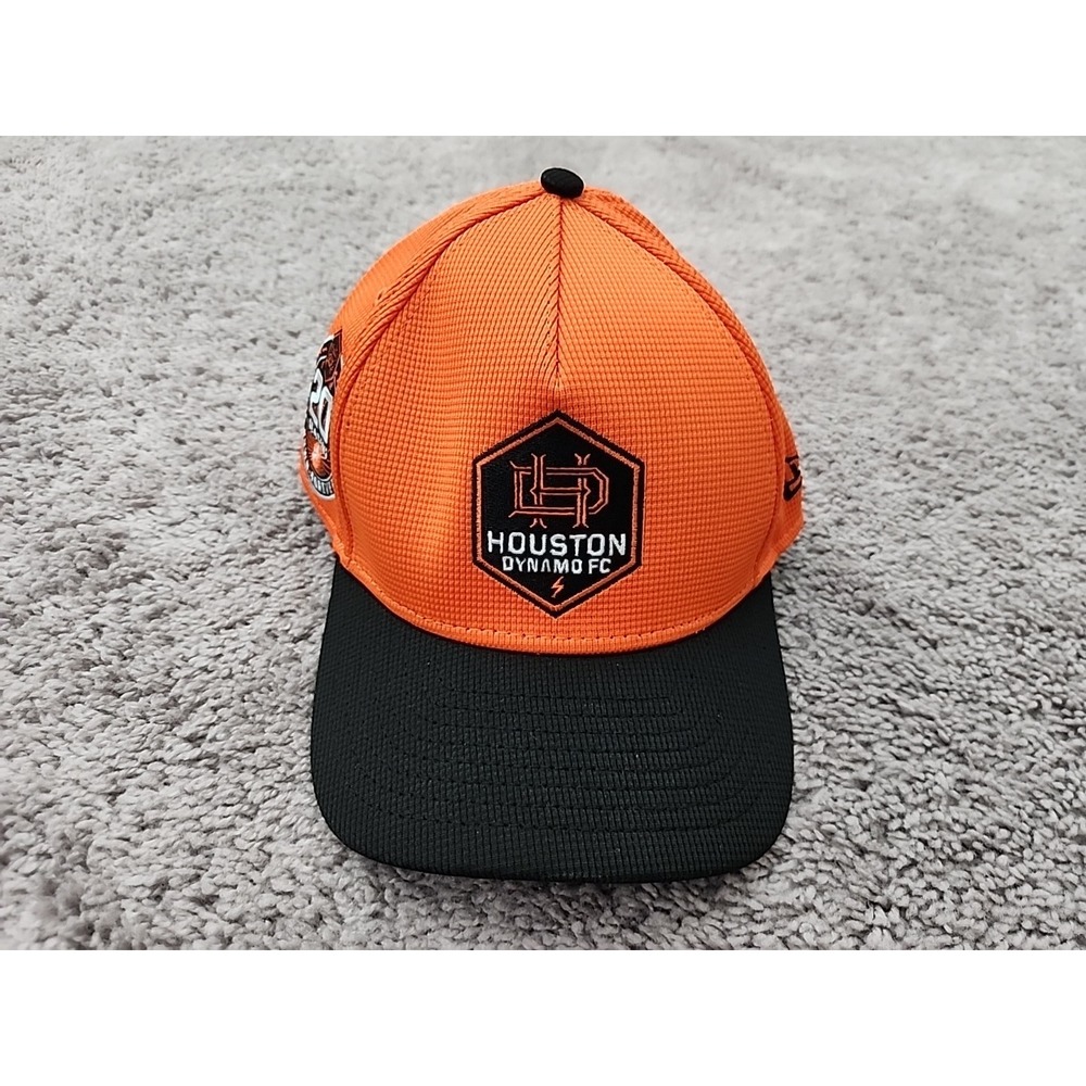 New Era Houston Dynamo FC Hat Mens OSFM Orange Good 20 Seasons 9FORTY MLS Cap